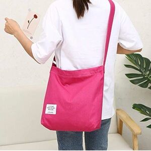 🌺 Retro Large Size Canvas Shoulder Bag Hobo Crossbody-NWOT🌺